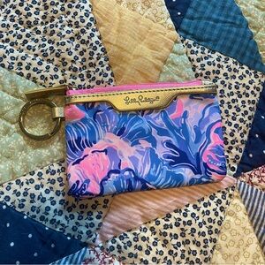 NWOT Lilly Pulitzer Card Keeper Wallet Keychain